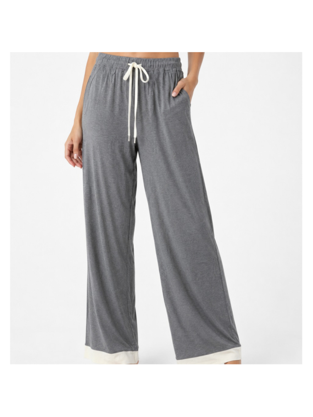 Women's Haven Well Within Gray Wide-Leg Lounge Pants – Size S – NWT